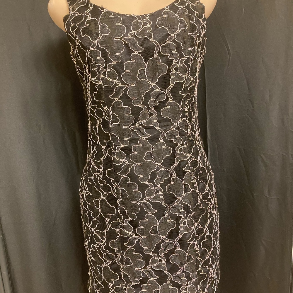 Elegant Black Lace Dress